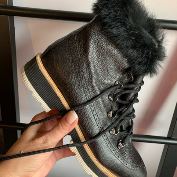 European size 41 Black/Brown/White Winter Shoes - Picture 10 of 12